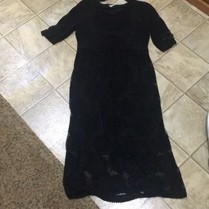 Hidden Alley Black lace dress Size M
